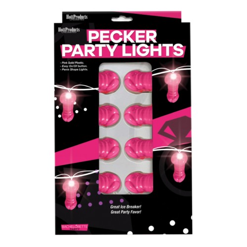 Light Up Pink Pecker String Lights for Party Fun