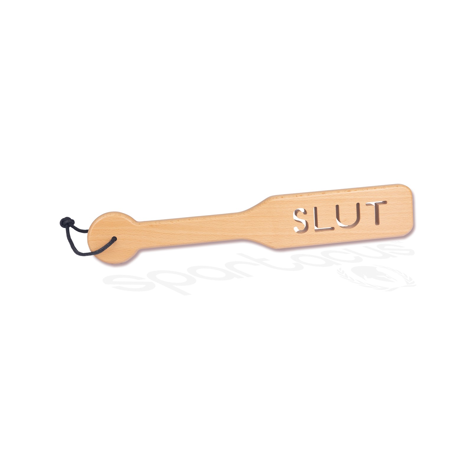 Zelkova Wood Paddle 32cm Slut for Sensual Play