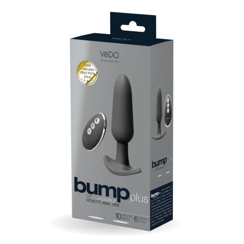 VeDO Bump Plus Vibrador Anal Recargable Negro