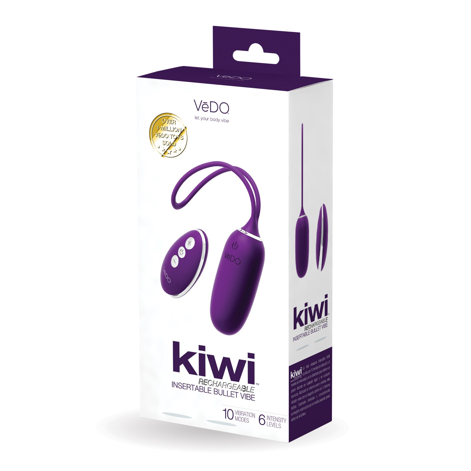 VeDO KIWI Rechargeable Bullet - Deep Purple