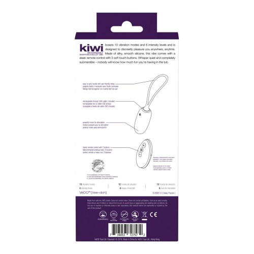 VeDO KIWI Rechargeable Bullet - Deep Purple