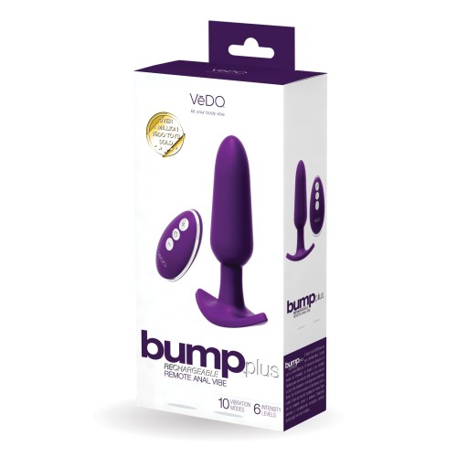 VeDO Bump Plus - Experiencia de Vibrador Anal Definitiva