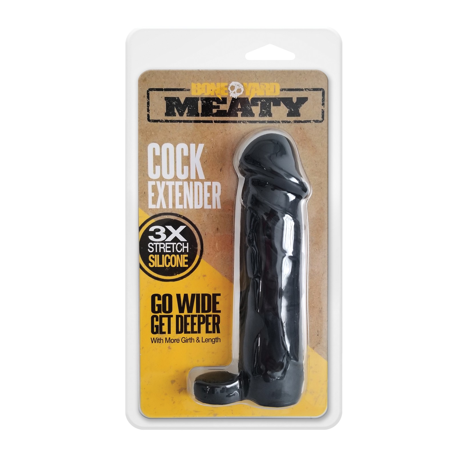 Boneyard Meaty Cock Extender 3X Black