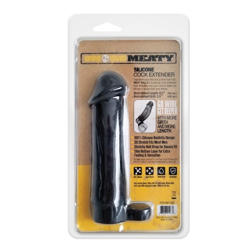 Boneyard Meaty Cock Extender 3X Black