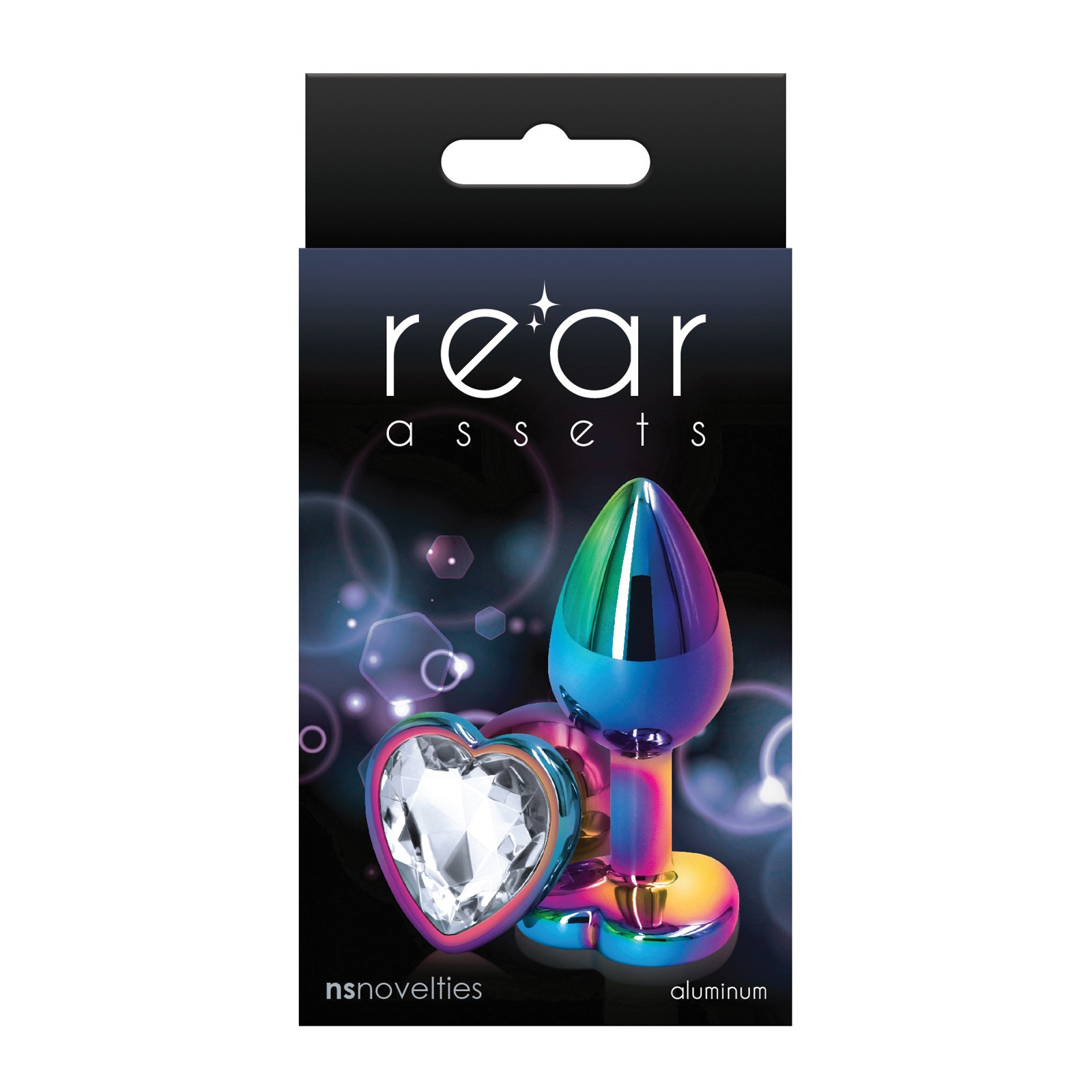 Multicolor Heart Anal Toy for Visual and Sensual Pleasure