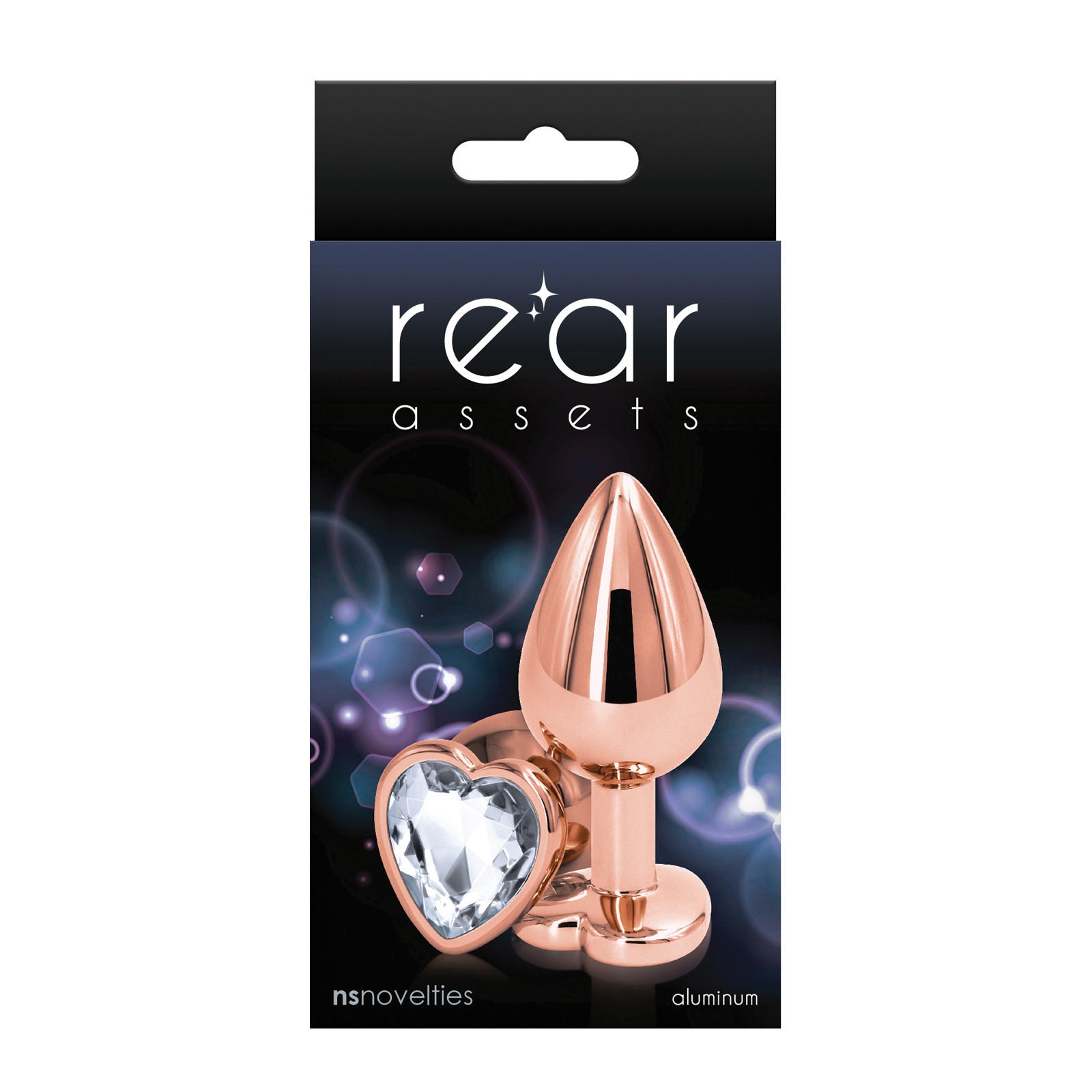 Rose Gold Heart Anal Toys - Elegant and Lightweight