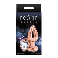 Rose Gold Heart Anal Toys - Elegant and Lightweight