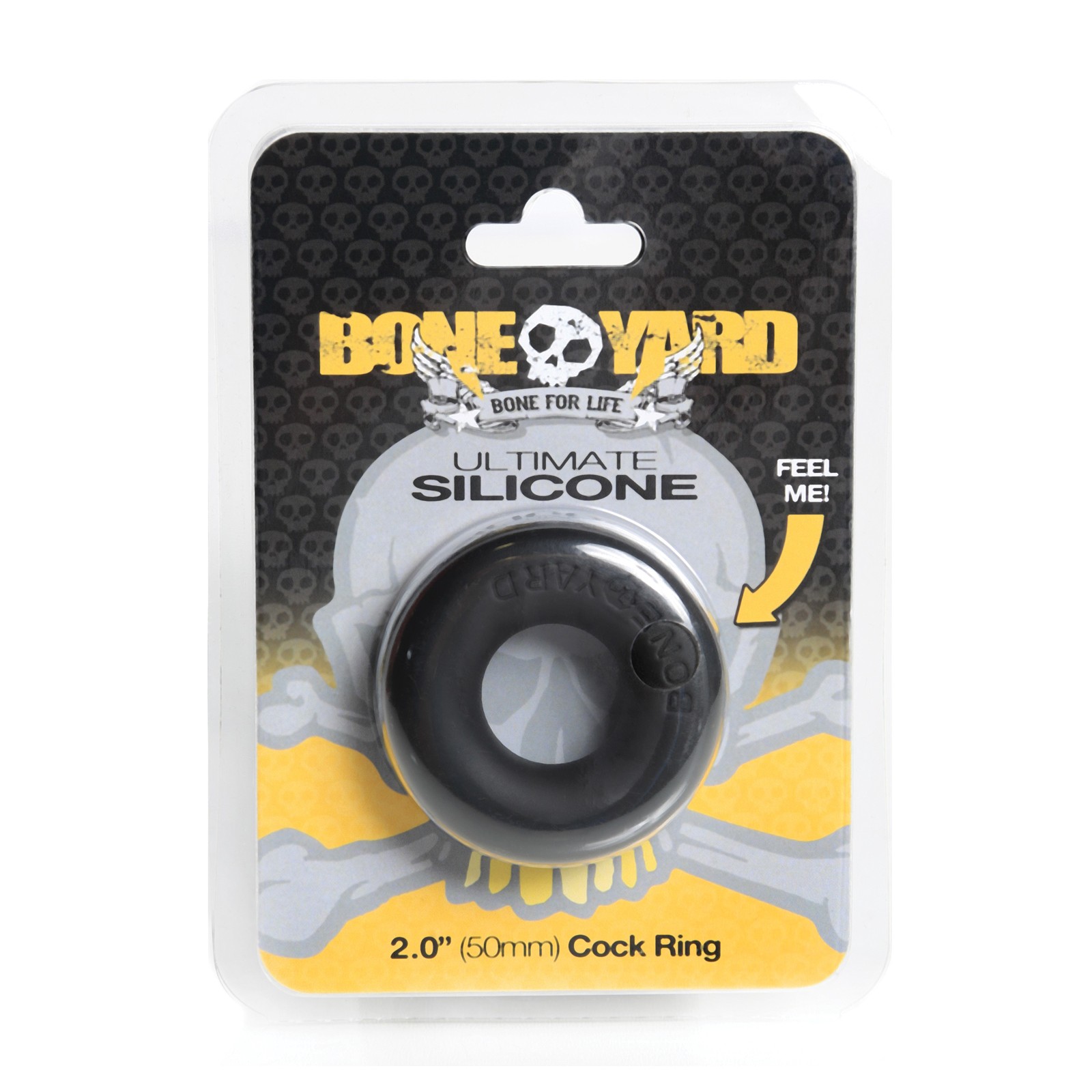 Boneyard Ultimate Silicone Cock Ring - Black