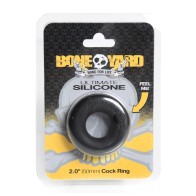 Boneyard Ultimate Silicone Cock Ring - Black