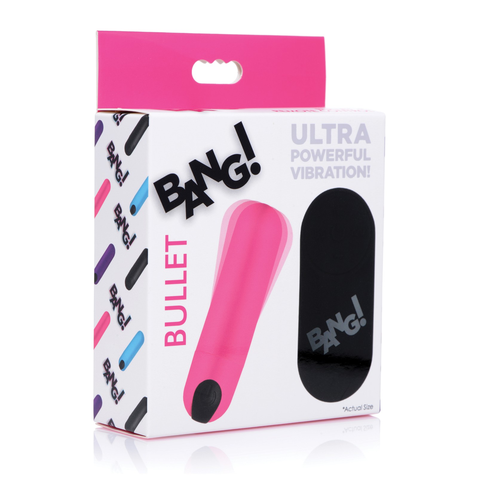 Bang Vibrating Bullet Pink with Remote Control