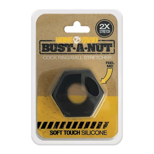 Boneyard Bust a Nut Cock Ring - Black