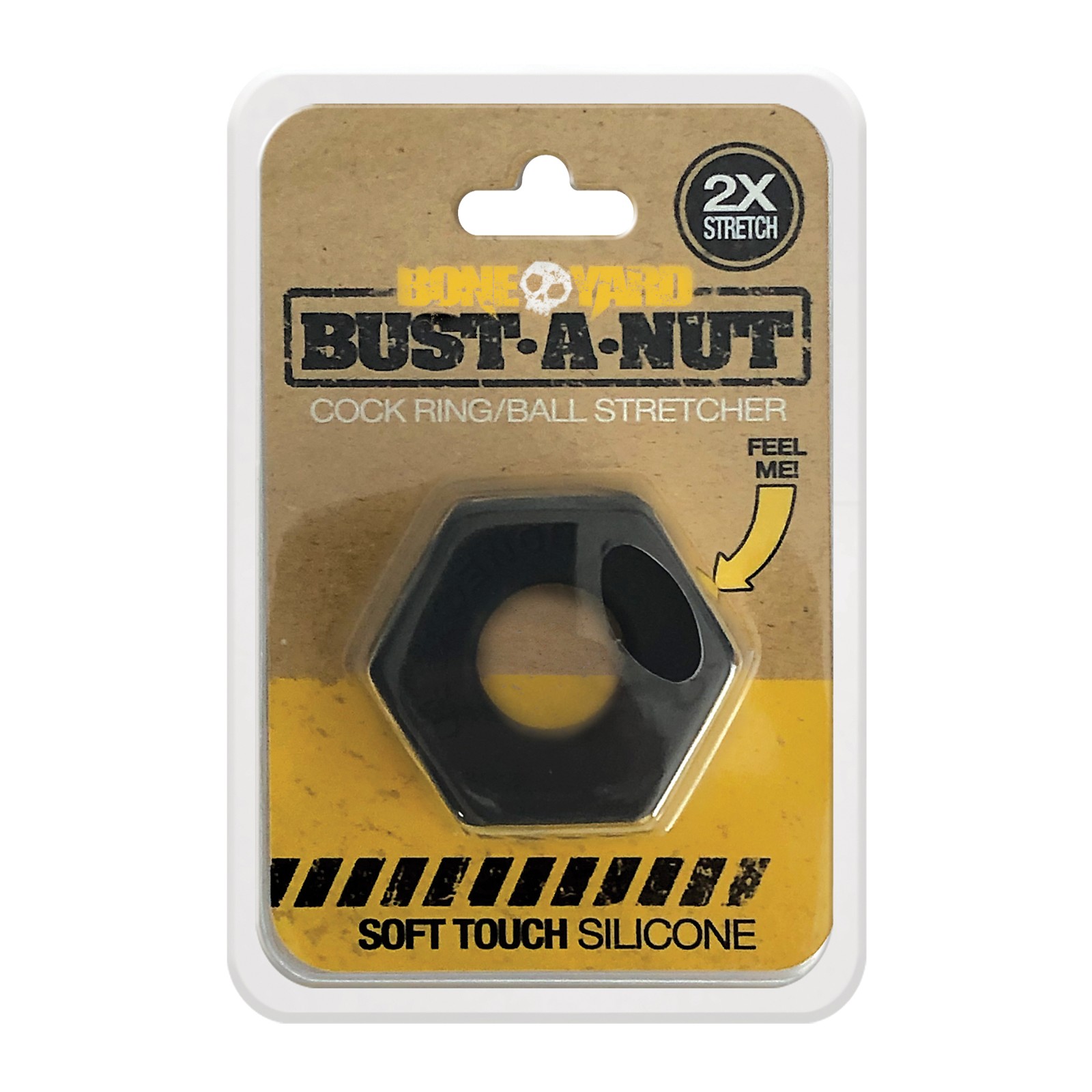 Boneyard Bust a Nut Cock Ring - Black