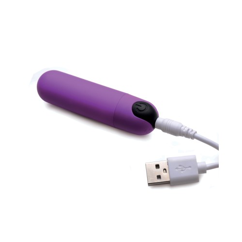 Bang Vibrating Bullet with Remote Control - Purple