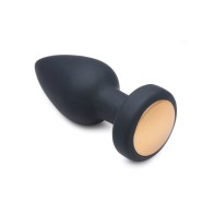 Booty Sparks Silicone Vibrating LED Plug - Small - Unique Anal Play