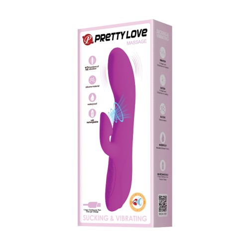 Pretty Love Flirt Sucking Rabbit - 12 Function Pleasure