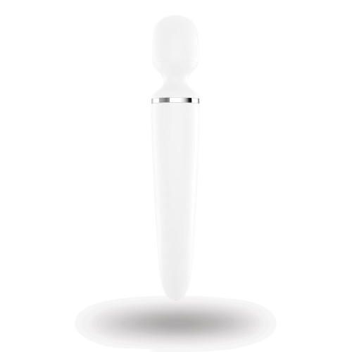 Satisfyer Wand-er Woman - White/Chrome