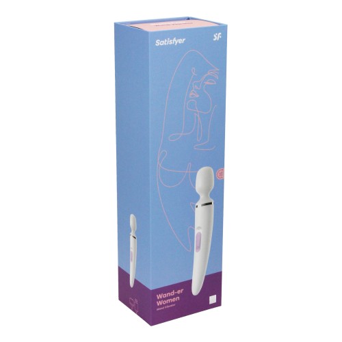 Satisfayer Wand-er Woman - Blanco/Cromo