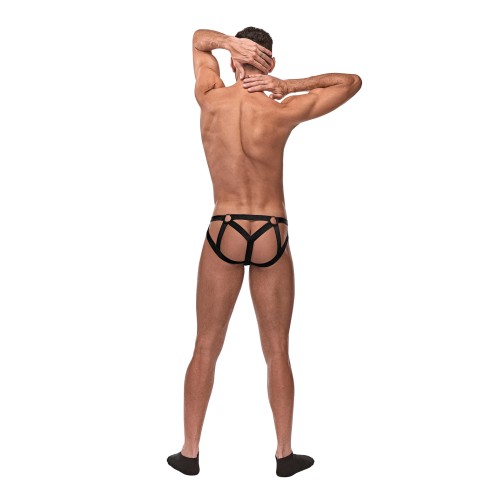 Cage Matte Strappy Ring Jock for Daring Style