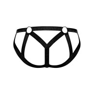 Cage Matte Strappy Ring Jock for Daring Style