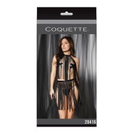 Play Darque Fringe Harness Top & Skirt Set