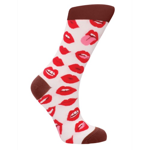 Calcetines Sexy Shots Lip Love Femenino