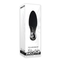 Vibrador en Forma de Gota en Negro