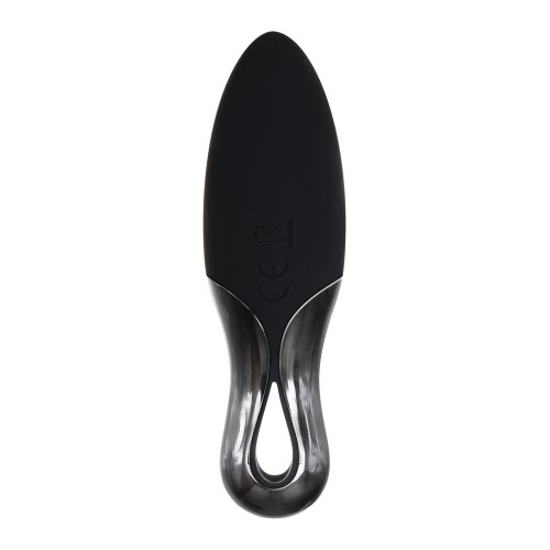 Vibrador en Forma de Gota en Negro