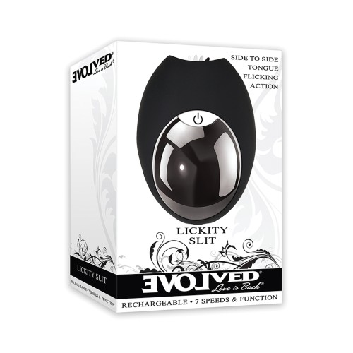 Evolved Lickity Slit Oral Massager - Black