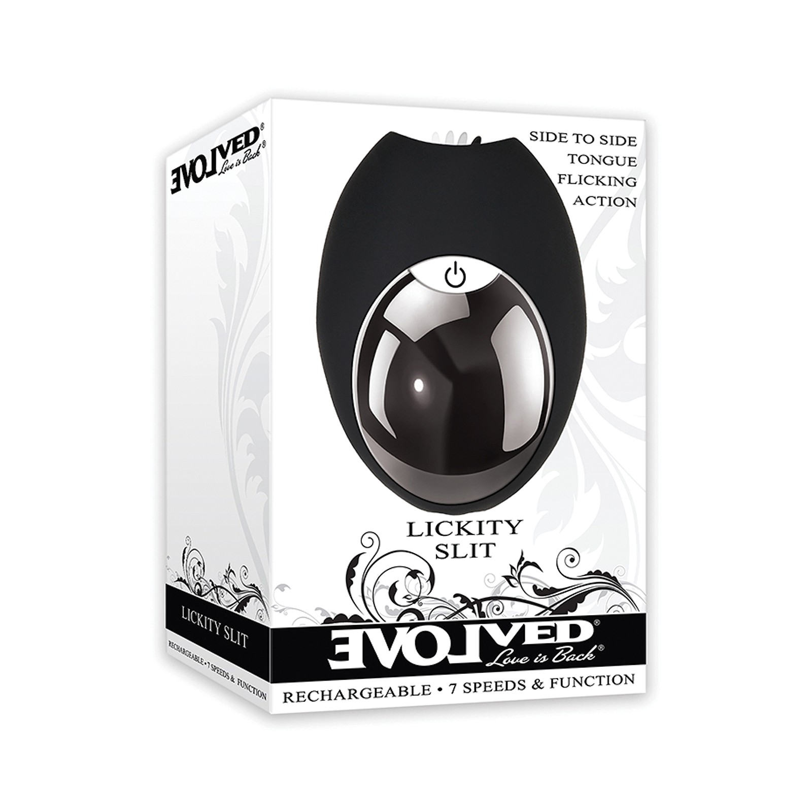 Evolved Lickity Slit Oral Massager - Black