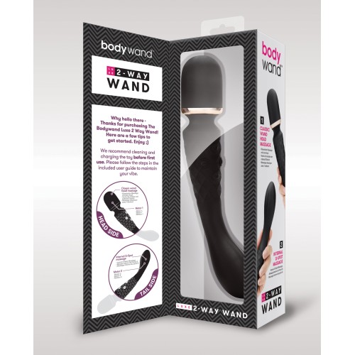 Masajeador Bodywand Luxe 2 Direcciones Negro