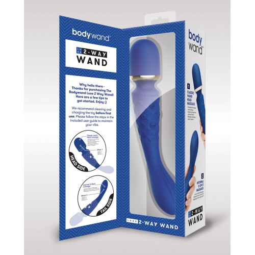 Bodywand Luxe 2 Way Wand Massager Blue