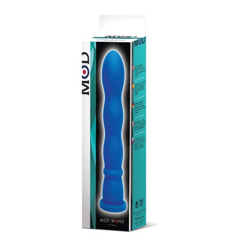 MOD Wave Silicone Wand in Blue