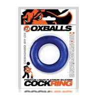 Oxballs Silicone Cock T Ring - Blueballs