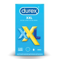 Condones Durex XXL Extra Grandes Paquete de 12