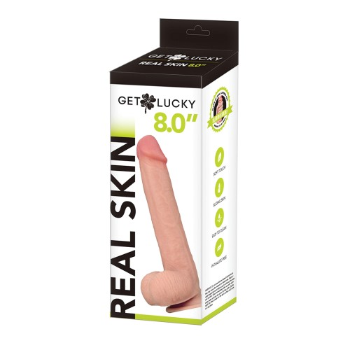 Get Lucky 8.0 Inch Real Skin Series Flesh