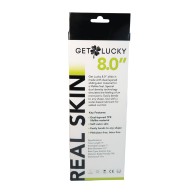 Get Lucky 8.0 Inch Real Skin Series Flesh