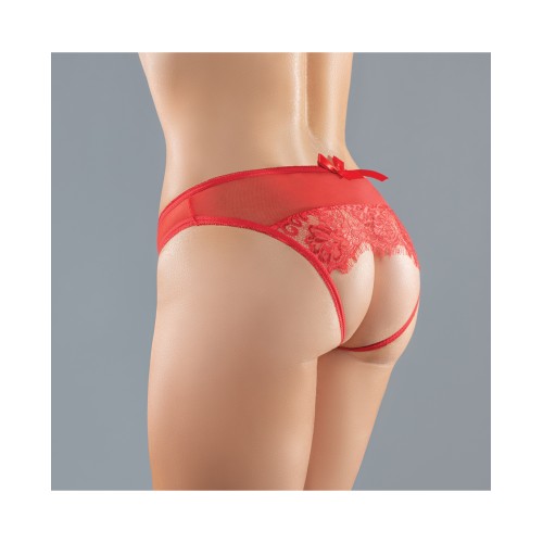 Panty Adore Expose Rojo O/S