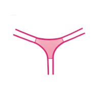 Panty Dulce Miel Adore Rosa Fucsia O/S - Lencería Sensual