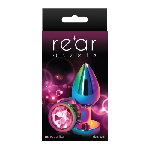 Rear Assets Multicolor Medium Pink Anal Toy