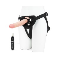 Lux Fetish 6.5 Inch Vibrating Dildo Harness Set