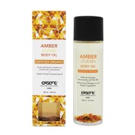 EXSENS of Paris Organic Body Oil with Stones - Amber Jojoba 100 ml