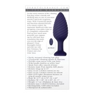 Zero Tolerance Wicked Twister Vibrador Anal Recargable - Púrpura