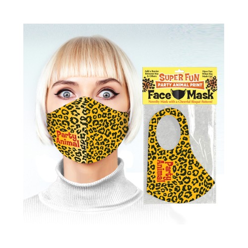 Super Fun Party Animal Print Mask - Bring Joy to the Party