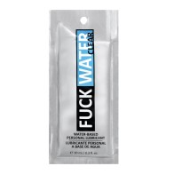 Fuck Water Clear H2O Foil - Premium Personal Lubricant