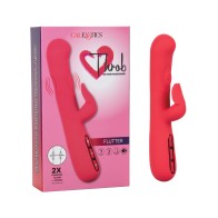 Throb Flutter Potente Estimulador Dual en Rosa