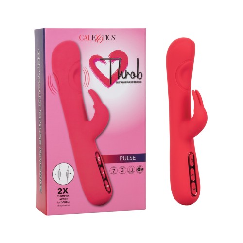 Vibrador Conejito Throb Pulse para Placer Mejorado