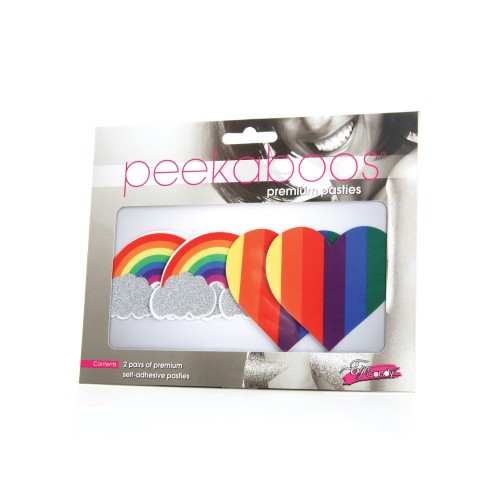 Pechitos Pride Glitter Pack de 2