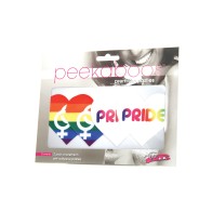 Pasties Premium Peekaboos Corazones del Orgullo Pack de 2