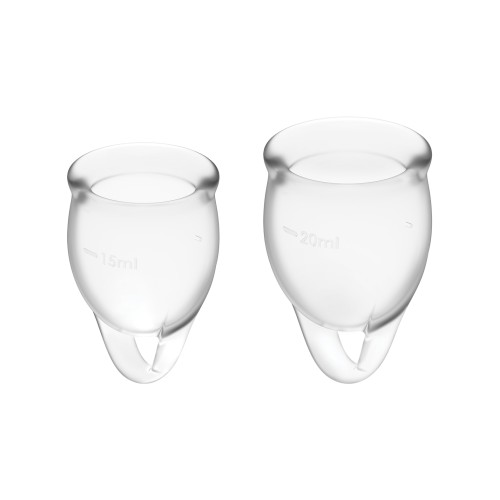 Satisfyer Feel Confident Menstrual Cup Clear