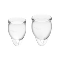 Satisfyer Feel Confident Menstrual Cup Clear